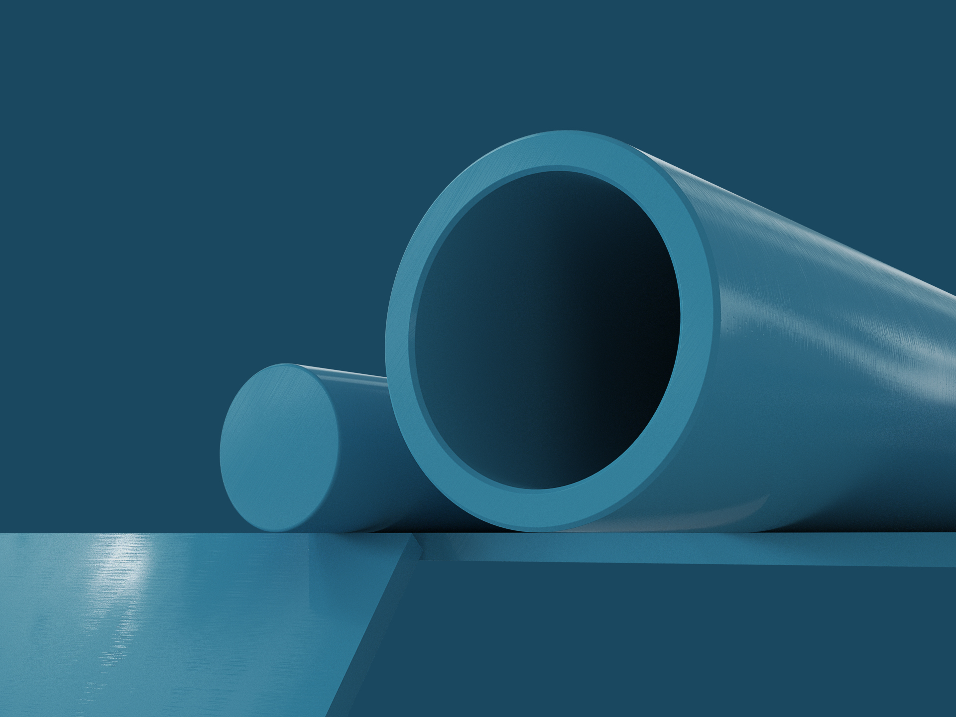 Nylatron® VMX Food Grade PA6 plastic stock shapes